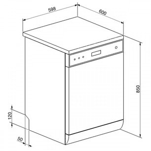 Посудомоечная машина Смег LSA4647X7 фото 3 Посудомоечная машина Smeg LSA4647X7 фото 3