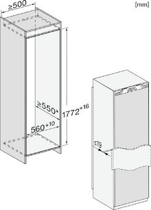 Встраиваемый морозильник Миле FNS 7740 D фото 4 Встраиваемый морозильник Miele FNS 7740 D фото 4