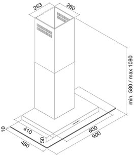 Вытяжка Фалмек Exploit 90 ix touchfree (800) ECP фото 4 Вытяжка Falmec Exploit 90 ix touchfree (800) ECP фото 4