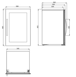 Встраиваемый винный шкаф Дометик E49FGB Elegance фото 2 Встраиваемый винный шкаф Dometic E49FGB Elegance фото 2