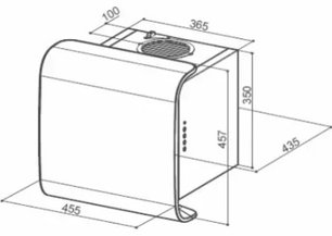 Вытяжка Фабер CARRE' BLUE F42 фото 3 Вытяжка Faber CARRE' BLUE F42 фото 3