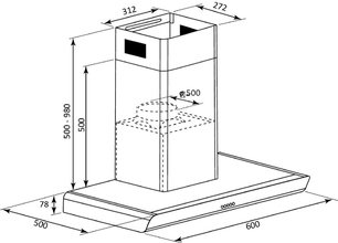 Настенная вытяжка Брандт BHB6602X фото 4 Настенная вытяжка Brandt BHB6602X фото 4