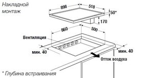Варочная панель с вытяжкой Kuppersbusch KMI 9800.0 SR Stainless Steel фото 3
