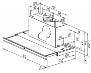Вытяжка Тека CNL1-9000 STAINLESS STEEL HP фото 2 Вытяжка Teka CNL1-9000 STAINLESS STEEL HP фото 2