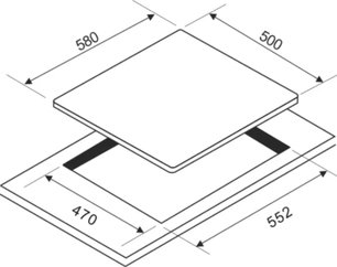 Варочная панель Зигмунд Штайн GN 28.61 S фото 4 Варочная панель Zigmund Shtain GN 28.61 S фото 4