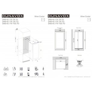 Винный шкаф Дунавокс DAB-65.178TB.TO фото 4 Винный шкаф Dunavox DAB-65.178TB.TO фото 4