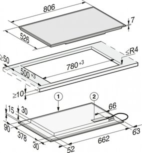 Варочная панель Миле KM 7575 FR фото 4 Варочная панель Miele KM 7575 FR фото 4