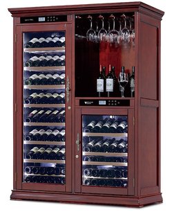 Винный шкаф Мэйвел MV154-WM2-BAR-C фото Винный шкаф Meyvel MV154-WM2-BAR-C фото