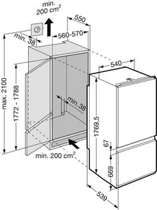 Холодильник Либхер ICUNS 3013 Comfort NoFrost фото 2 Холодильник Liebherr ICUNS 3013 Comfort NoFrost фото 2