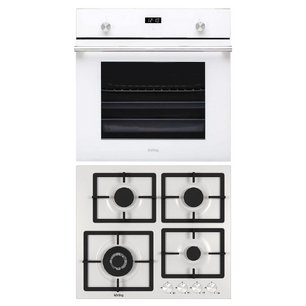 Korting Crystal (духовой шкаф OGG 771 CFW + варочная панель HG 697 CTW) фото