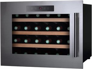 Винный шкаф Дунавокс DX-24.56BSK (B) петли слева фото Винный шкаф Dunavox DX-24.56BSK (B) петли слева фото