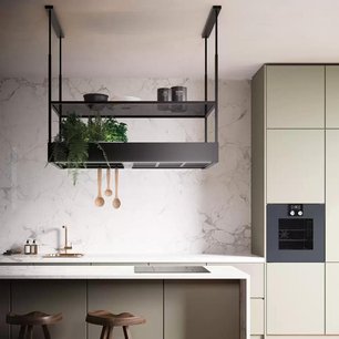 Вытяжка Фалмек Spazio 130 Island black matt фото 2 Вытяжка Falmec Spazio 130 Island black matt фото 2