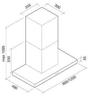 Вытяжка Фалмек Lumina 90 ix (800) NRS ECP фото 3 Вытяжка Falmec Lumina 90 ix (800) NRS ECP фото 3