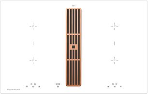 Варочная панель с вытяжкой Kuppersbusch KMI 8500.0 WR Copper фото