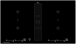 Варочная панель с вытяжкой Kuppersbusch KMI 9800.0 SR Black Velvet фото