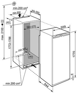Встраиваемый холодильник Либхер IK 3514 Comfort фото 3 Встраиваемый холодильник Liebherr IK 3514 Comfort фото 3