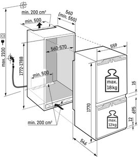Встраиваемый холодильник Liebherr ICNbsci 5173 Peak с дефектом на корпусе фото 4