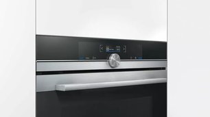 Духовой шкаф с функцией СВЧ Siemens CM633GBS1 с витрины новый фото 2