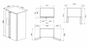 Холодильник Смег SBS8004PO фото 3 Холодильник Smeg SBS8004PO фото 3