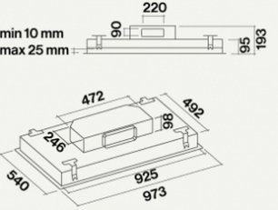 Вытяжка Фалмек Nube 90 inox фото 3 Вытяжка Falmec Nube 90 inox фото 3