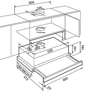 Вытяжка Teka TL-2000 STAINLESS STEEL фото 2