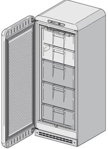Холодильник Смег CVB20LP фото 3 Холодильник Smeg CVB20LP фото 3