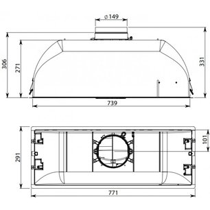 Встраиваемая вытяжка Фалмек BUILT-IN 70 фото 2 Встраиваемая вытяжка Falmec BUILT-IN 70 фото 2