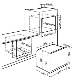 Духовой шкаф Смег F610X фото 2 Духовой шкаф Smeg F610X фото 2