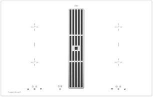 Варочная панель с вытяжкой Kuppersbusch KMI 8500.0 WR Silver Chrome фото