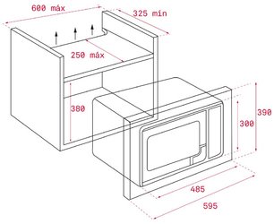 Встраиваемая микроволновая печь Тека ML 820 BIS WH WHITE фото 2 Встраиваемая микроволновая печь Teka ML 820 BIS WH WHITE фото 2