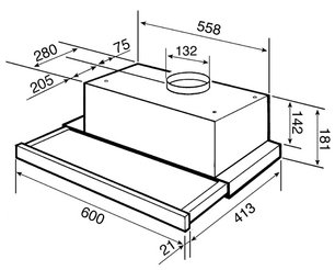 Вытяжка Смег KSET61 фото 3 Вытяжка Smeg KSET61 фото 3