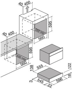 Встраиваемый подогреватель посуды Баразза 1CEEVS фото 2 Встраиваемый подогреватель посуды Barazza 1CEEVS фото 2
