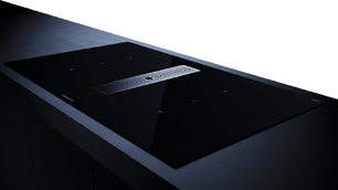 Индукционная варочная панель с вытяжкой Kuppersbusch KMI 9350.0 SR Silver Chrome фото 3