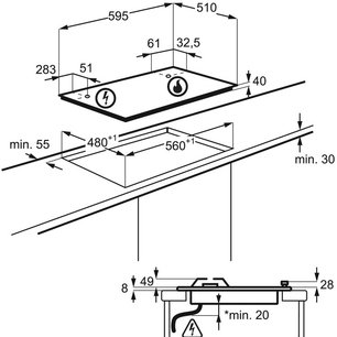 Варочная панель Электролюкс GRE263MB фото 4 Варочная панель Electrolux GRE263MB фото 4