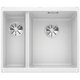 Мойка Blanco SUBLINE 340/160-U SILGRANIT белый клапан-автомат InFino 523562