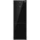 Отдельностоящий холодильник с инвертором Weissgauff WRK 185 Total NoFrost Inverter Black Glass