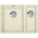 Мойка Blanco SUBLINE 340/160-F отводная арматура InFino® жасмин