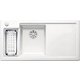Мойка Blanco AXON II 6 S (чаша слева) керамика клапан-автомат InFino® матовый белый