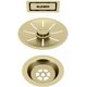 Набор декоративных элементов C-overflow и InFino® Satin Gold (одна чаша) Blanco 203476