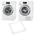 Miele White Edition (стиральная машина WWV980WPS + сушильная машина TWV780WP + монтажный элемент WTV502)