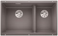 Мойка Blanco SUBLINE 430/270-U с отводной арматурой InFino® алюметаллик