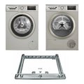 Bosch Serie 4 (стиральная машина WAN2420XME + сушильная машина WTN86202ME + монтажный элемент WTZ2041X)
