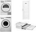 Asko Logic 24 (стиральная машина W4086C.W/3 + сушильная машина T408HD.W + сушильный шкаф DC7784 V.W + выдвижная полка HDB1153W)