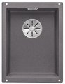 Мойка Blanco SUBLINE 320-U SILGRANIT отводная арматура InFino® темная скала Мойка Blanco SUBLINE 320-U SILGRANIT отводная арматура InFino® темная скала
