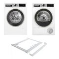 Bosch Serie 4 (стиральная машина WGA24400ME + сушильная машина WQG1420AME + монтажный элемент WTZ20410)