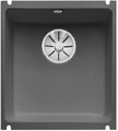 Мойка Blanco SUBLINE 375-U керамика отводная арматура InFino® базальт