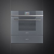 Компактный духовой шкаф с пароваркой Smeg SF4104VCS фото 2