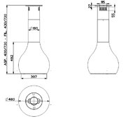 Настенная вытяжка Faber Drop EG8 BKL A48 фото 2