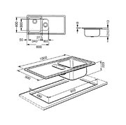 Мойка Смег LM102S фото 2 Мойка Smeg LM102S фото 2