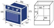 Духовой шкаф электрический Zigmund Shtain E 149 W фото 2